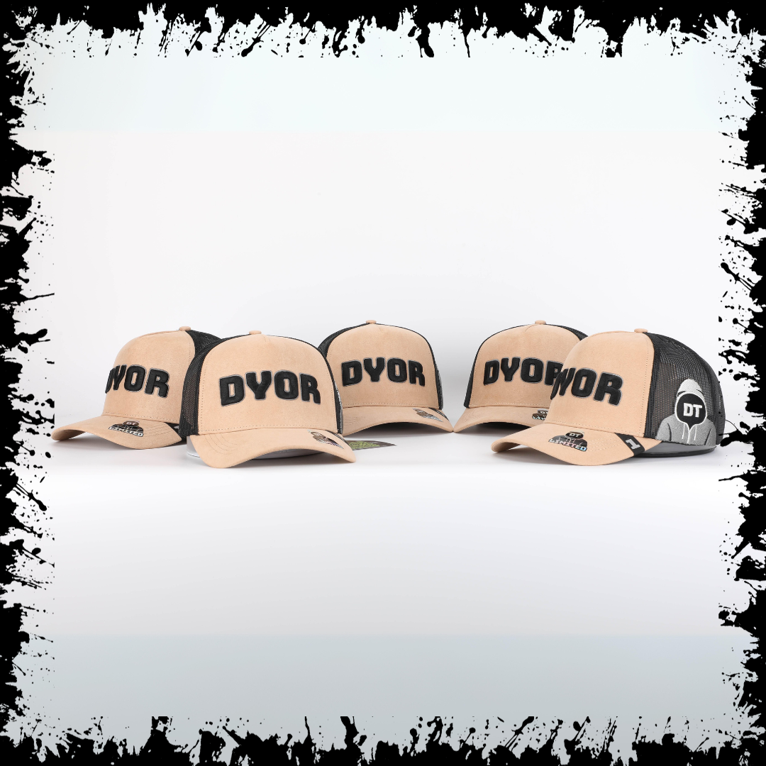 DYOR - Luxe Beige Suede Trucker Cap - Limited Edition