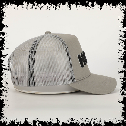 HODL - Premium Gray Cotton Trucker Cap - Limited Edition